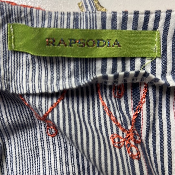 Rapsodia Striped Embroidered Dress - Picture 6 of 6